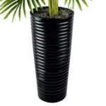 48” Faux Palm Plant in Metal Pot - Chic Decora