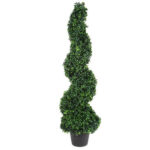 Faux Boxwood Topiary in Pot - Chic Decora