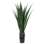 48” Faux Agave Plant in Pot - Chic Decora