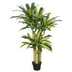 52” Faux Dracaena Plant in Pot - Chic Decora