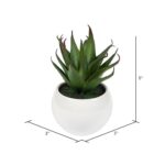 5” Faux Succulent Plant in Pot - Chic Decora