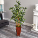 Faux Flowering Plant in Pot - Chic Decora