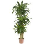 57” Faux Dracaena Plant in Planter - Chic Decora