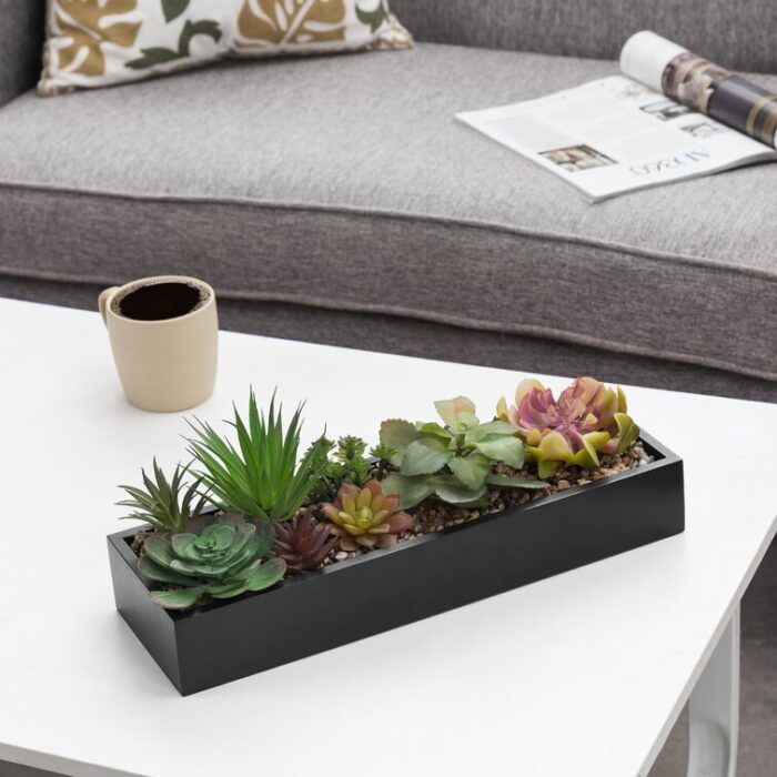 6.29” Faux Plant in Planter - Chic Decora