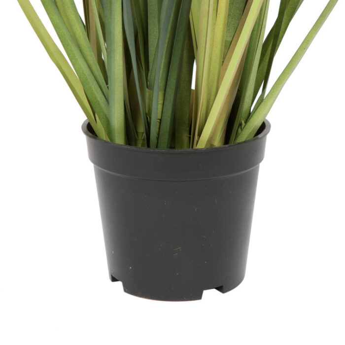 60” Faux Flowering Grass in Pot Liner - Chic Decora