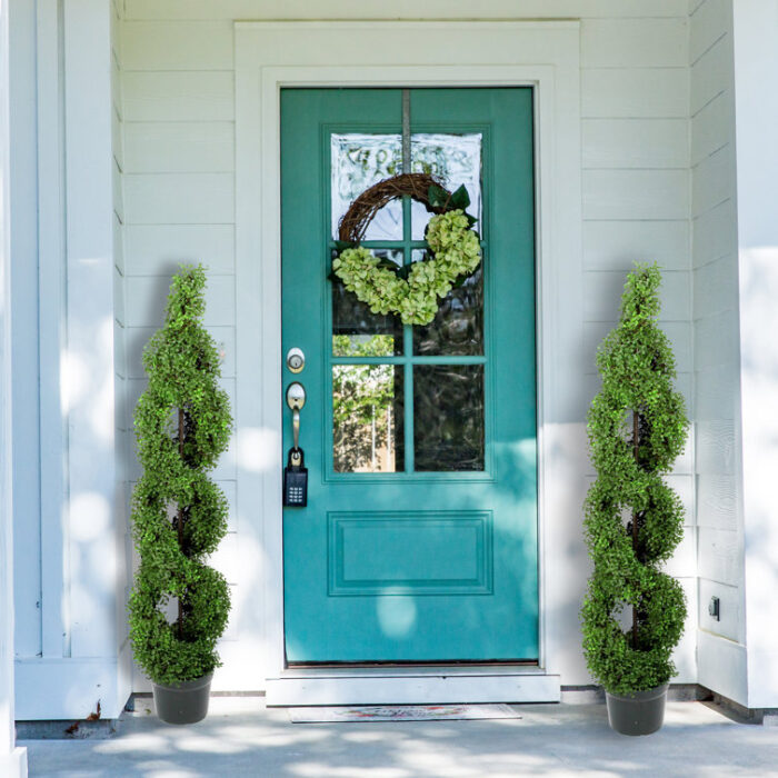 60” Faux Topiary in Pot - Chic Decora