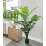 22” Faux Fern Plant in Urn - Chic Decora