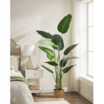 63” Faux Palm Plant in Pot - Chic Decora