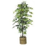 63” Faux Foliage Plant in Pot - Chic Decora