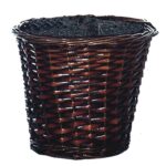 72” Faux Ficus Plant in Wicker/Rattan Pot - Chic Decora