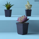 7” Faux Succulent Plant in Pot - Chic Decora