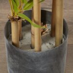 75” Faux Bamboo Plant in Planter - Chic Decora