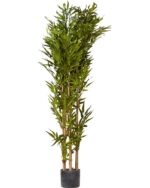 75” Faux Bamboo Plant in Planter - Chic Decora