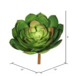 8” Faux Succulent Plant - Chic Decora