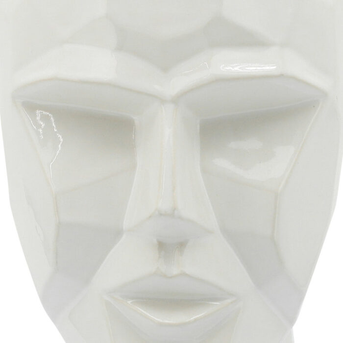 9″L 7.75″W 12.5″H Hand-made Ceramic Face Watertight Vase for Tabletop, Coffee Table, or Stand in YourLiving Room, Bedroom, or Office - Chic Decora