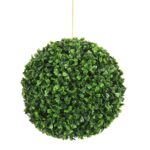 9” Faux Boxwood Topiary - Chic Decora