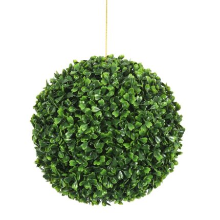 13” Faux Boxwood Topiary in Urn - Chic Decora