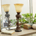 Benge Metal Torchiere Lamp - Chic Decora