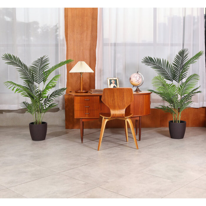 Adcock 2 – Piece Artificial Palm Tree in Pot Set, Faux Plant, Fake Tree for Home Decor - Chic Decora