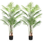 48” Faux Bamboo Plant in Pot - Chic Decora