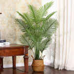 Adcock Artificial Palm Tree In Basket, Faux Palm Plant, Fake for Home Decor - Chic Decora