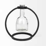 Alan Metal Decorative Bottle - Chic Decora