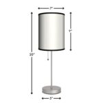 Alberty Metal Table Lamp - Chic Decora