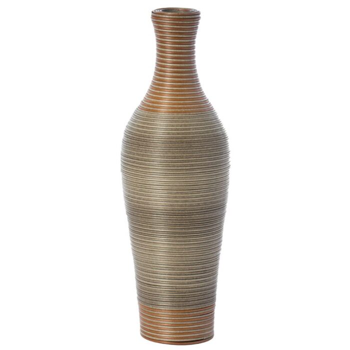 Alburnett Wood Floor Vase - Chic Decora