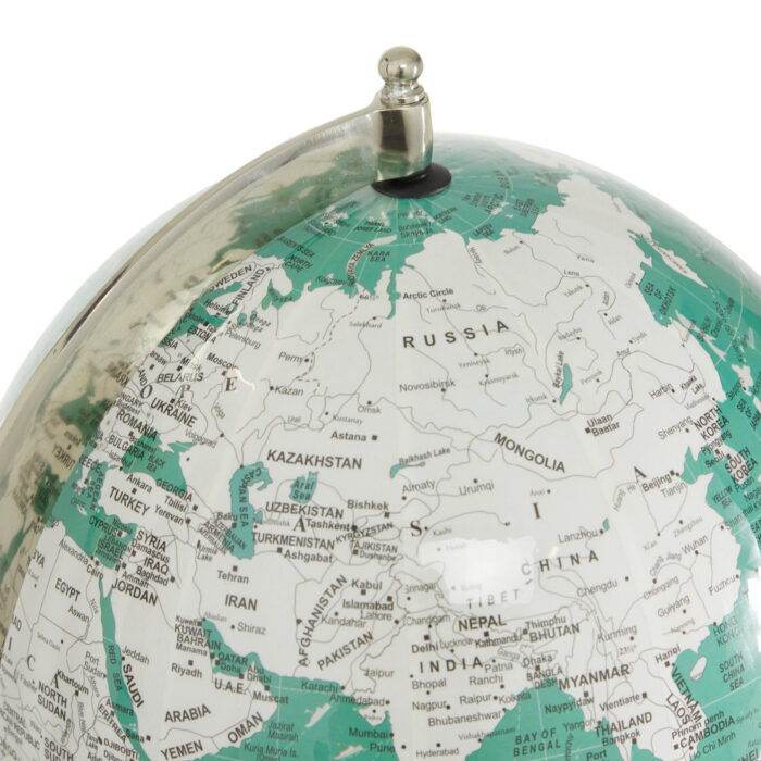 Aluminum Tabletop Globe - Chic Decora