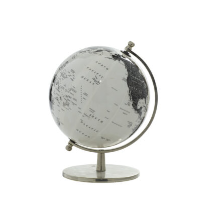 Aluminum Tabletop Globe - Chic Decora