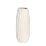 Amitoj Ceramic Design Vase – Contemporary Decorative Flower Vase for Table Centerpiece Decor Accent - Chic Decora