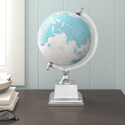 Amy Metal Tabletop Globe - Chic Decora