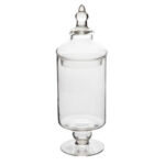 Wayment Glass Apothecary Jar - Chic Decora