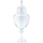 Arseni Handmade Glass Apothecary Jar - Chic Decora