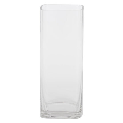 Arrowood 9.6″ Square Glass Vase - Chic Decora