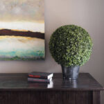 30” Faux Boxwood Topiary in Pot - Chic Decora