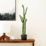 37” Faux Cactus Plant in Pot - Chic Decora