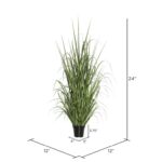 Artificial Green Potted Ryegrass - Chic Decora