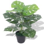 Artificial Monstera with Pot Decorative Monstera Plant Green - Chic Decora