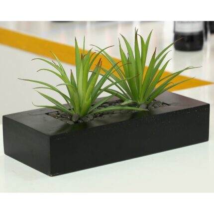 Artificial Onion Grass Plant in Pot - Chic Decora