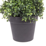 Artificial Potted Green Boxwood Spiral Tree - Chic Decora