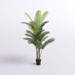 Artin 6’3″ Artificial Palm Plant in Pot - Chic Decora