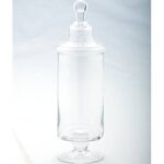 Wayment Glass Apothecary Jar - Chic Decora