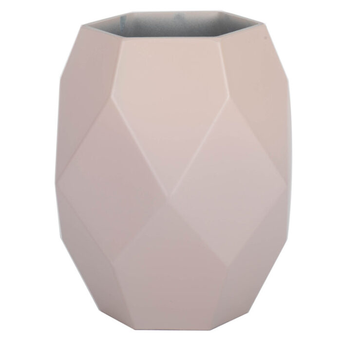 Atmore 7.75″ Geometric Glass Vase Container - Chic Decora