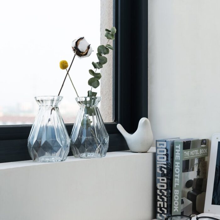 Bajrush Glass Table Vase - Chic Decora