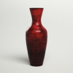 Balazs Handmade Wood Floor Vase - Chic Decora