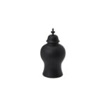 Beaufort Ginger Jar-Matte Black - Chic Decora