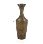 Bogdan Wood Floor Vase - Chic Decora