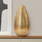 Boltz Handmade Metal Table Vase - Chic Decora