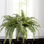 10” Faux Fern Plant in Metal Planter - Chic Decora